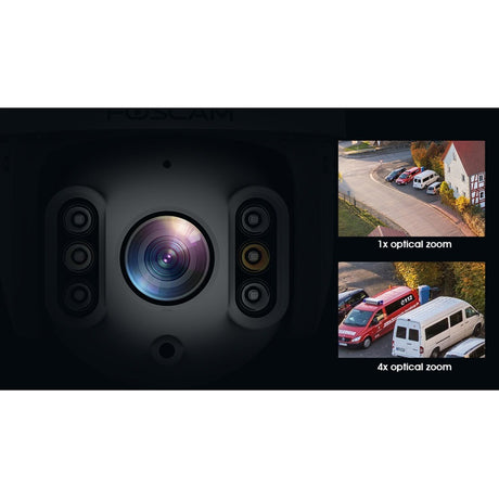 Foscam sd8p, 4k 8mp dual-band wifi ptz buiten beveiligingscamera (wit)