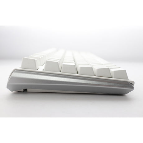 Ducky one 3 classic pure white tkl rgb mechanisch toetsenbord (wit, us lay-out (qwerty), cherry mx silent red, 80% (tkl), rgb leds, double-shot pbt, hot-swappable, quack mechanics)