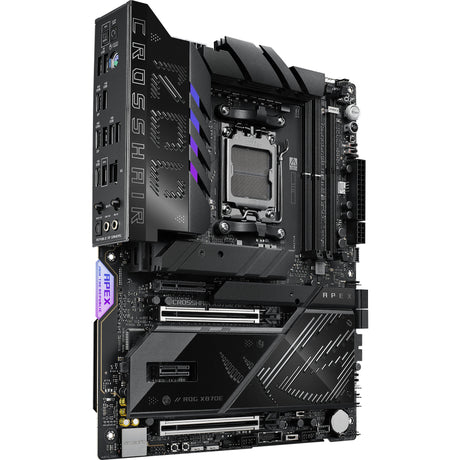 Asus rog crosshair x870e apex socket am5 moederbord (raid, 5gb-lan, wi-fi 7, bt, sound, atx)