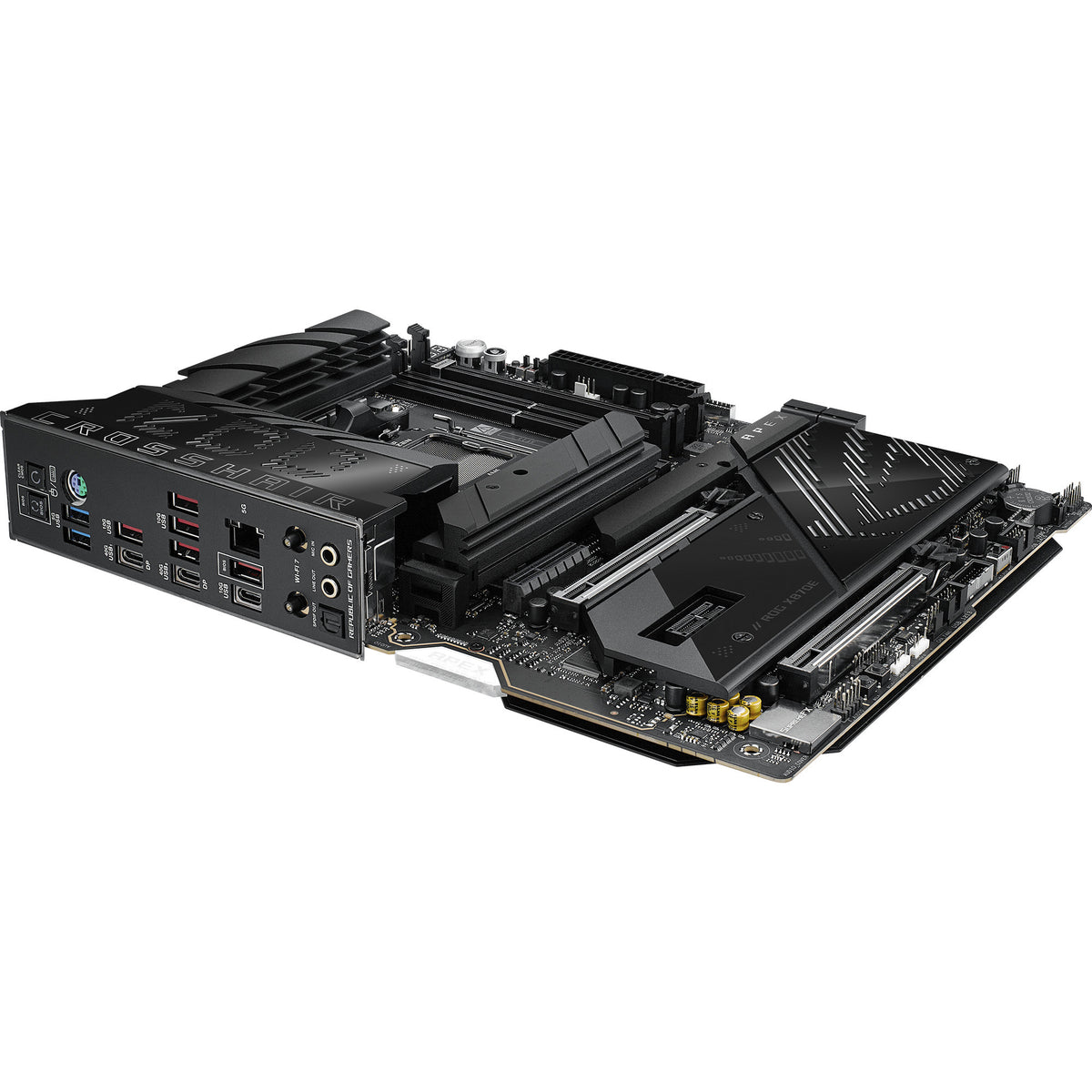 Asus rog crosshair x870e apex socket am5 moederbord (raid, 5gb-lan, wi-fi 7, bt, sound, atx)