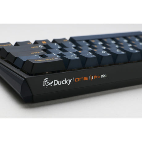 Ducky one 3 pro mini rgb mechanisch gaming toetsenbord (zwart, us lay-out (qwerty), cherry mx2a speed silver, 60%, rgb led, double-shot pbt, quack mechanics, hot swap)