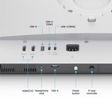 Benq ma270up voor macbook 27 4k uhd monitor (zilver, hdmi, usb-a, usb-c, audio)
