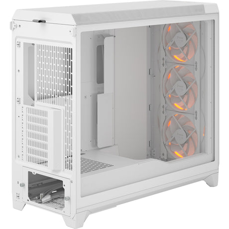 Fractal design meshify 3 xl rgb big tower behuizing (wit | 2x usb-a | 1x usb-c | rgb | tempered glass)