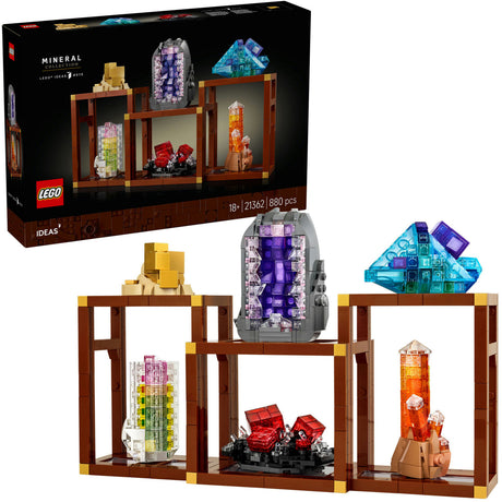 Lego ideas mineralenverzameling, bouwpakket voor volwassenen 21362