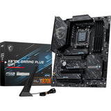 Msi x870e gaming plus wifi socket am5 moederbord (zwart, raid, 5gb-lan, wi-fi 7, bt, sound, atx)