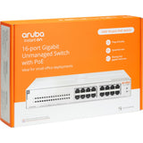 Hewlett packard enterprise instant on 1430 16g cl4 poe switch (124 watt poe, 1u)