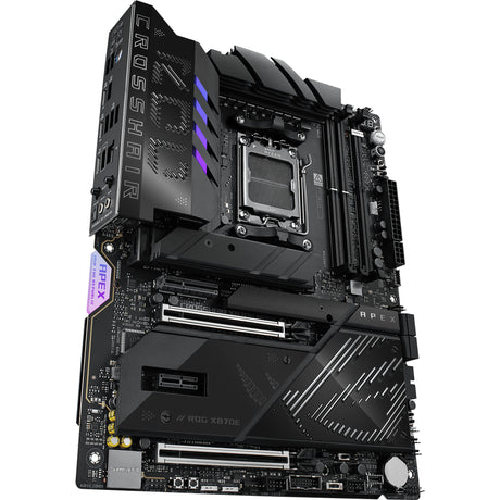 Asus rog crosshair x870e apex socket am5 moederbord (raid, 5gb-lan, wi-fi 7, bt, sound, atx)