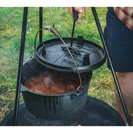 The windmill dutch oven 9 qt kookpan (zwart, ø 31.5 cm | 8.5 liter)