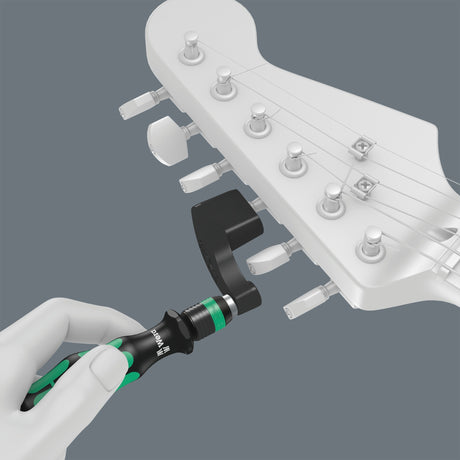 Wera 9100 gitarenreparatieset, 27‑delig gereedschapsset (zwart)