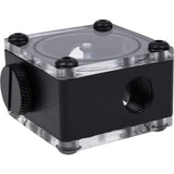 Alphacool eisflügel doorstroomindicator g1 4 square doorstroommeter (zwart)