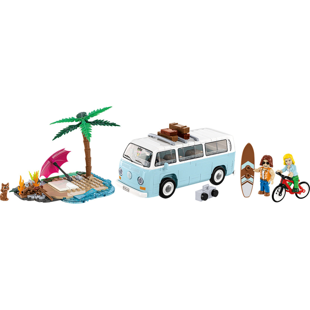 Cobi volkswagen t2a kombi constructiespeelgoed (schaal 1:35)
