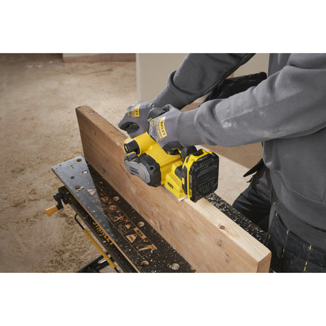 Stanley fatmax v20 18v brushless elektrische schaafmachine (zwart geel, accu en oplader niet inbegrepen)