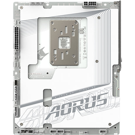 Gigabyte b850 aorus stealth ice socket am5 moederbord (wit, raid, 5gb-lan, wi-fi 7, bt, sound, atx)