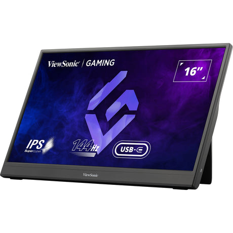 Viewsonic vx1654 draagbare gaming monitor 16 (zwart, 1x micro-hdmi, usb-c, sound, 144 hz)
