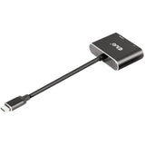 Club 3d mst hub usb3.2 gen2 type-c(dp alt-mode) to displayport + hdmi 4k60hz m f (zwart)