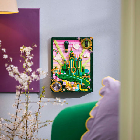 Lego - emerald city muurkunst - wicked - 75685