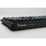 Ducky one 3 pro rgb mechanisch gaming toetsenbord (zwart, us lay-out (qwerty), cherry mx2a red, 100%, rgb led, double-shot pbt, quack mechanics, hot swap)