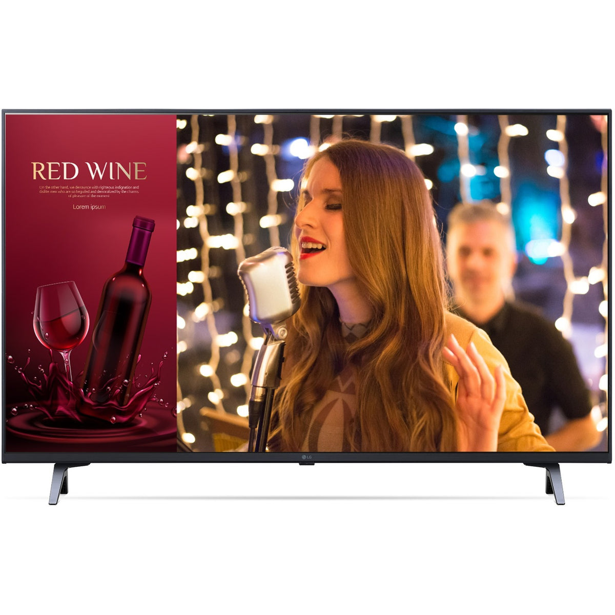 Lg 43un640s uhd tv signage 43 4k lcd (blauw, 3x hdmi, usb-a, wlan, bt, lan, hdr10)
