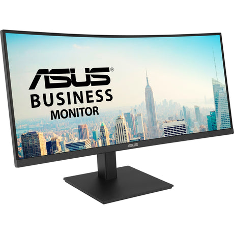 Asus va34vcpsr 34 curved ultrawide monitor (zwart, 1x displayport, 1x hdmi, 1x usb-c, 3x usb-a, 1x rj-45)