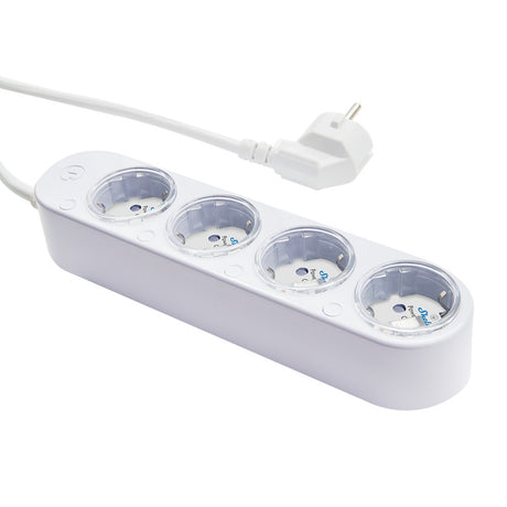 Shelly power strip gen4 4-voudige stekkerdoos (wit, 4x stekker, wifi, bluetooth, zigbee)