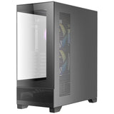 Antec cx700 argb midi tower behuizing (zwart | 1x usb-a | 1x usb-c | tempered glass)
