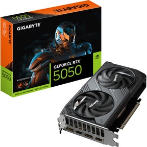 Gigabyte geforce rtx 5050 windforce oc 8g grafische kaart (2x displayport, 2x hdmi 2.1, dlss 4)