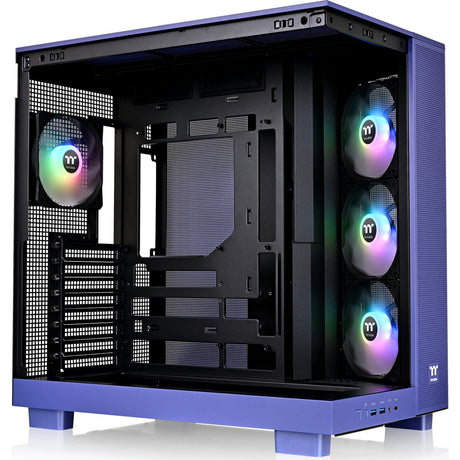 Thermaltake view 380 xl tg argb future dusk midi tower behuizing (paars | 2x usb-a | 1x usb-c | rgb | window)
