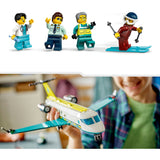 Lego ® city ambulancevliegtuig, speelgoedvliegtuig - 60465
