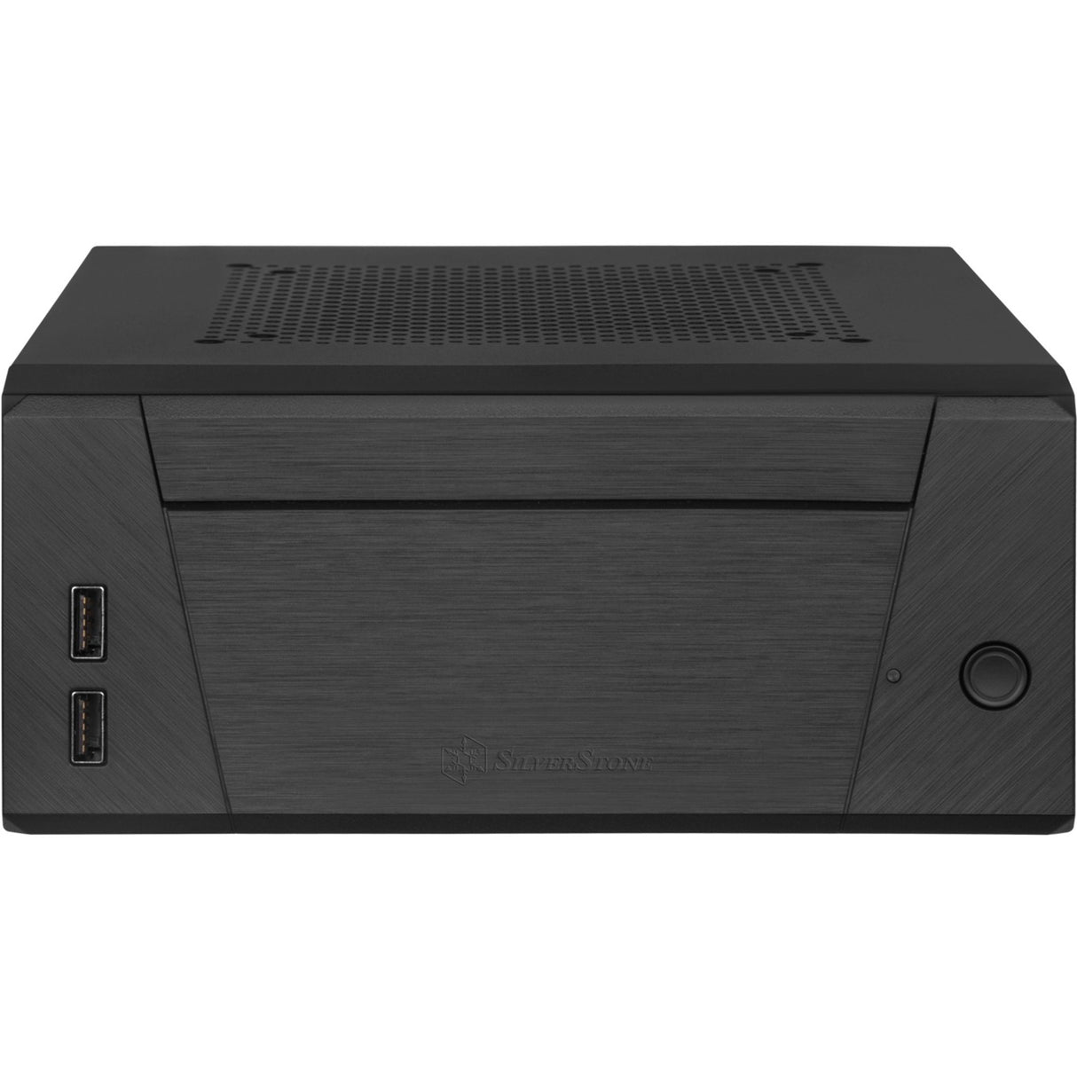Silverstone sst-ml10b htpc behuizing (zwart | 2x usb-a)
