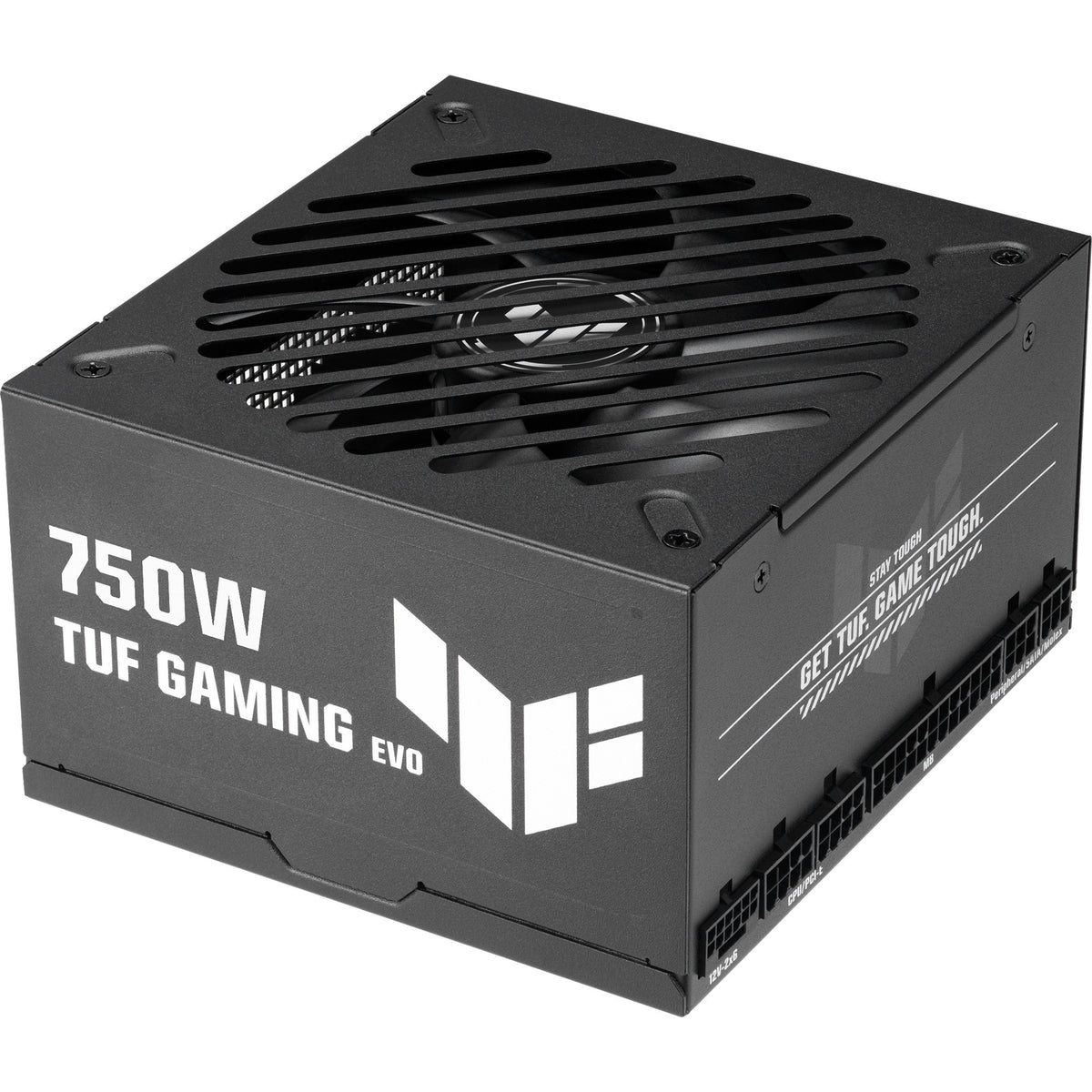 Asus tuf gaming gold evo modulaire 750 watt voeding (zwart, 1x 12v-2x6, 2x pcie)