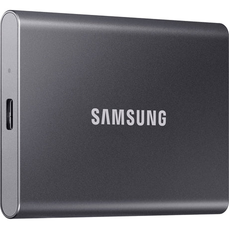 Samsung portable t7 2 tb externe ssd (grijs, mu-pc2t0t ww, usb-a 3.2 (10 gbit s))