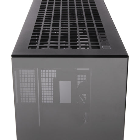 Arctic xtender vg midi tower behuizing (zwart | 2x usb-a | 1x usb-c | rgb | tempered glass)