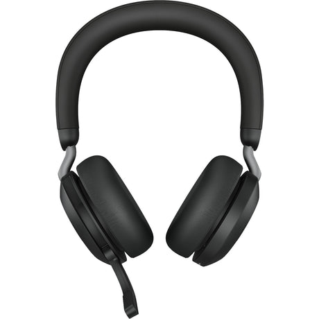 Jabra evolve2 75 on-ear headset (zwart, link380c, microsoft teams)