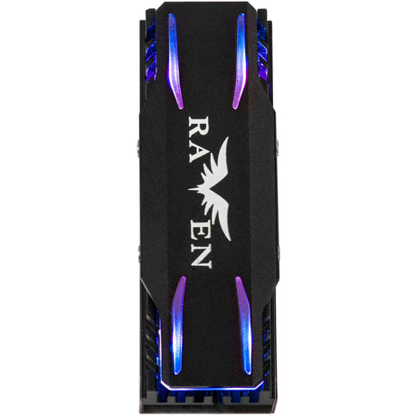 Silverstone tp03-argb heatsink (zwart, geschikt voor m.2 2280 ssd)