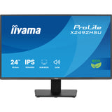Iiyama prolite x2492hsu-b1 24 monitor (zwart (mat), hdmi, displayport, 2x usb-a)