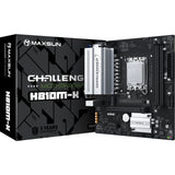 Maxsun ms-challenger h810m-k wifi socket 1851 moederbord (zwart, gb-lan, wlan, bt, sound, µatx)