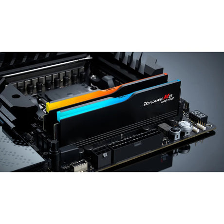 G.skill 64 gb ddr5-6000 (2x 32 gb) kit werkgeheugen (zwart, ripjaws m5 neo, amd expo)