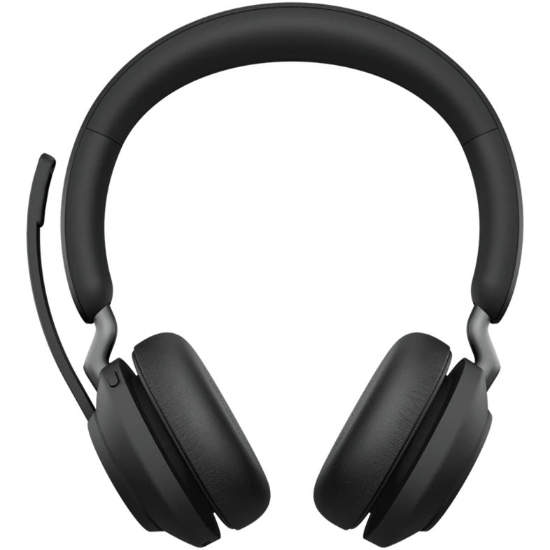 Jabra evolve2 65, uc stereo on-ear headset (zwart, unified communication, bluetooth)