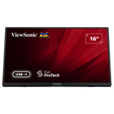 Viewsonic va1650 lichtgewicht draagbare monitor 16 (zwart, 1x hdmi, usb-c)