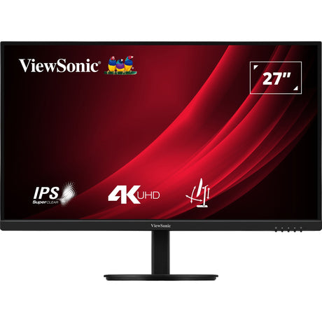 Viewsonic vg2708-4k 27 monitor (zwart (mat), 1x displayport, 2x hdmi)