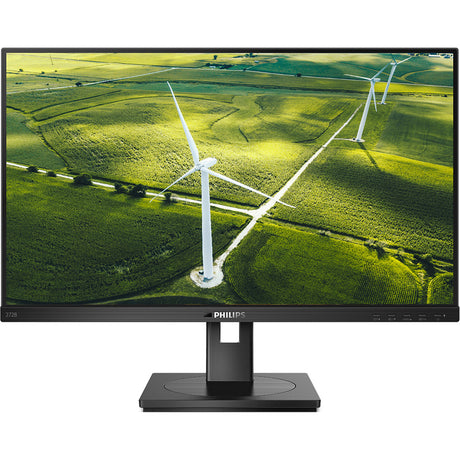 Philips 272b1g 27 monitor (zwart, 1x displayport, 1x hdmi, 1x dvi, 1x vga, 4x usb-a)