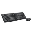 Logitech mk295 silent wireless keyboard and mouse combo desktopset (zwart, us-international lay-out (qwerty), 100%)
