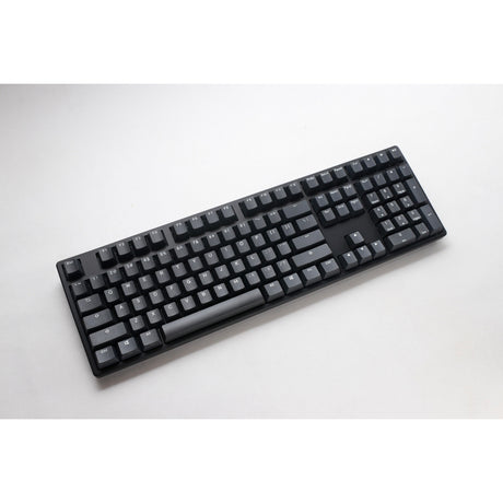Ducky origin phantom black, toetsenbord (zwart, us lay-out, cherry mx blue, hot swap, pbt double-shot keycaps)