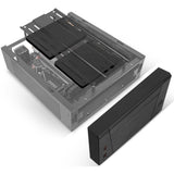 Silverstone sst-ml10b htpc behuizing (zwart | 2x usb-a)