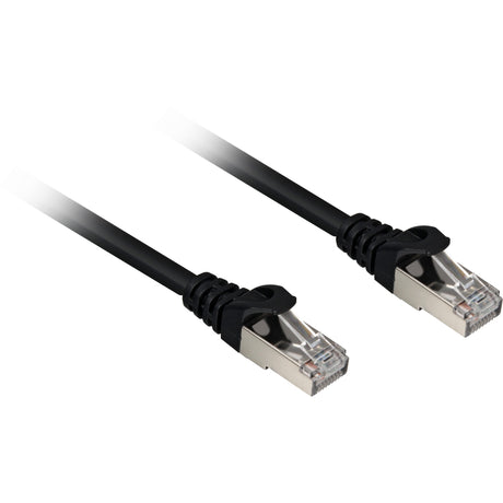 Sharkoon netwerkkabel sftp, rj-45 met cat.6a (zwart, 10 meter, halogeenvrij)