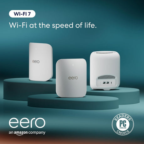 Eero pro 7 mesh wifi router, 3 stuks mesh router (wit)