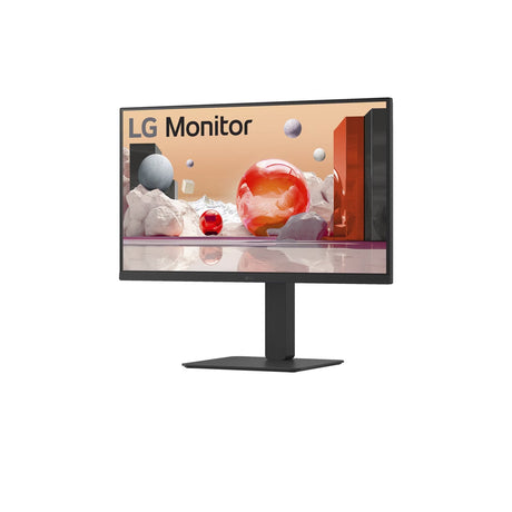 Lg 27ba850 27 monitor (zwart, 1x displayport, 1x hdmi, 1x usb-c, 4x usb-a, 1x rj-45, webcam)