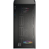 Montech x5 midi tower behuizing (zwart | 2x usb-a | 1x usb-c | tempered glass)