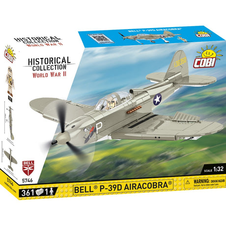 Cobi historical collection - bell p-39d airacobra constructiespeelgoed (schaal 1:32)