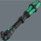 Wera 8000 b black edition zyklop speed ratel met 3 8 aandrijving (zwart groen)